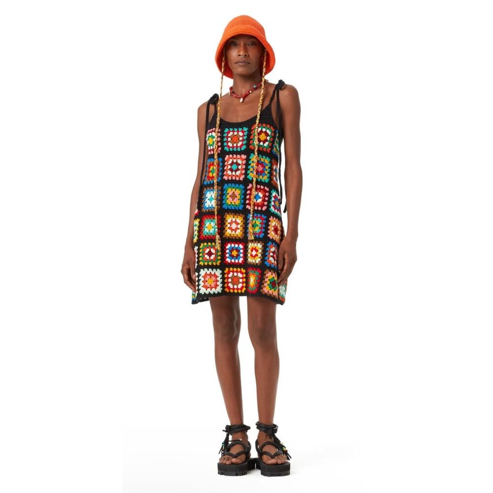 Alanui Positive Vibes Hand Crochet Dress - Picture 5 of 16